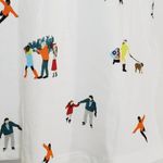 Style & Co  White Short Sleeve Shirt Skaters Whimsy Tees Size Small Photo 2