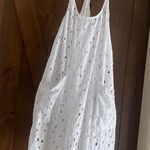Primark Women’s White Eyelet Sleeveless Strappy Dress Cover Up Size Xtra Small Photo 0