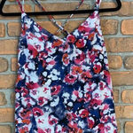 Fourteenth Place  Floral Print Cami Top Sleeveless Criss Cross Straps Size‎ Small Photo 0