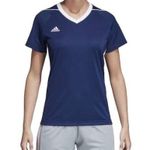 Adidas  Womens Climacool Soccer Jersey Short Sleeve Blue White Lightweight Medium Photo 11