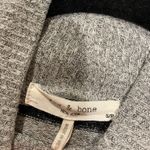 Rag and Bone Striped Avryl Turtleneck Sweater in Gray Black Small Photo 6