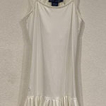 Ralph Lauren  Dress Womens Small White Tennis Ruffle Hem Sleeveless Polo Photo 0