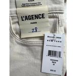 L'Agence New NWT Jeans Women's Size 28 Sada High Rise Crop Slim White Blanc Photo 9