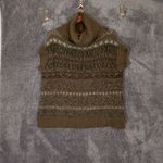 Free People Snow Bunny Fair Isle Sweater Oversized Womens Xs/ TP Photo 3