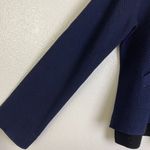 Aether Womens Baja Knit Hoodie Sweatshirt Blue Pullover Sweater Mesh Photo 6