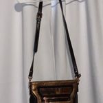 Gianni Bini metallic copper brown leather crossbody handbag Photo 0