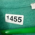 Erin London  Half Sleeve V Neck Shirt Womens Medium Green Photo 8