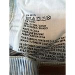 BDG Shorts Blue Striped Denim Roll Cuff High Rise Shorts size 26 Photo 9