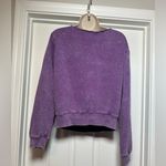 PINK - Victoria's Secret Vintage Victoria’s Secret PINK Distressed Purple Faded Oversized Sweatshirt Sz M Photo 6