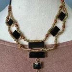 Free People NWT Lately Necklace Black Gold Boho π€π Photo 4