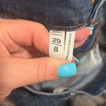 Loft ✨ Modern Frayed Cuff Straight Leg Sz 29 Jeans Vivid Dark✨ Photo 4