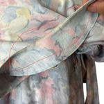 Selkie NWT The Sunroom Dress Monet Print Women’s Size 8 Puff Sleeve Cotton Blue Photo 13