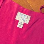 Time & Tru 🆕NWT Cami Tank Top Barbie Pink spaghetti straps  Women's Tiered XL Photo 8