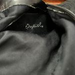 Qupid Miss 10 Embroidered Floral Thigh High Boots Black Faux Suede Size 5.5 Photo 12