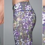 Lululemon  Wunder Under Pant Full Luxtreme
Floral Sport Iris Flower Multi size 4 Photo 3