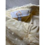 Y2K Yellow Lace Mini Skirt Melograno Rico Feminine Womens‎ Medium Pencil Skirt Photo 3