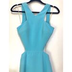 Maria Bianca Nero Backless Stretch Woven Cutout Gown Photo 3