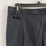Akris Punto Pants Franca Techno Cotton Pants in Black High Rise Sz US 10 EUC Photo 4