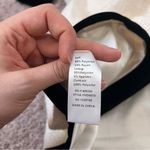 MABLE Tweed Mini Dress with Rhinestone Buttons White Photo 9