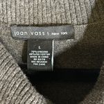 Joan Vass  Grey Sweater Dress Size Large Photo 1