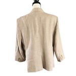 L.L.Bean 100% Linen Blazer Jacket. size Large Photo 3