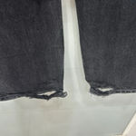 AGOLDE  Women's Lana Black Mid Rise Straight Button Fly Denim Jeans Sz 27 Photo 6