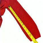 Requirements  Red Mock Neck Sweater Size M pre-loved Women’s Photo 2