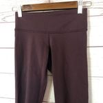 Lululemon  Wunder Under Crop 21" in Bordeaux Drama Burgundy Red 2 Photo 3