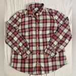 J.Crew  Red and White Button Down Shirt: Women’s Medium Photo 5