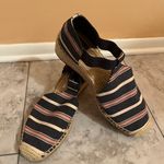 Tory Burch Catalina 3 50MM Striped Canvas/Elastic Espadrille in Navy Multi Photo 2