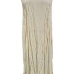 90s April Cornell Hopeless Romantic Boho Creamy Maxi Dress Sheer Mesh Overlay M Size M Photo 4