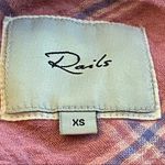 Rails ‎ Charli Linen Blend Dusty Rose Check Plaid XS Photo 8