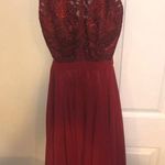 PromGirl Red fit and flare Formal Dress Photo 1