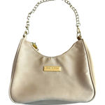 White Fox Boutique  Chain Strap‎ Nylon Shoulder Bag Tan Gold Trendy Going Out Photo 0