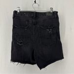 American Eagle  Women's Size 6 Black Next Level Stretch Super Hi-Rise Jean Shorts Photo 7
