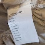 Club Monaco  PEIBI CREAM WIDE NECK RUFFLE DOT PRINT BLOUSE XS Photo 7