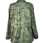 Lane Bryant SZ 16 Classic Utility Jacket Camo Full-Zip Pockets Long Sleeve Green Photo 5