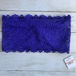 Free People NWT  Reversible Lace Bandeau Bralette in Sapphire Photo 2