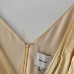 Reformation Yellow Silk Dress Photo 6
