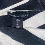 Sincerely Jules Black & White Striped  Top Photo 1