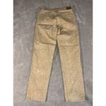 New American Eagle AE Jeans Women's‎ 2 Yellow Floral 90s Straight Boho Denim Photo 6