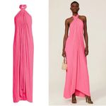 ALC Frank A.L.C neon Pink pleated dress Photo 5