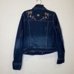 La Bellum Hillary Scott Women’s Jean Jacket Embellished Embroidered EUC Sz S Blue Photo 5