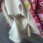 Alexia Admor  cold shoulder peplum pink floral top. Size small. Puff cap sleeves Photo 8