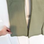 Athleta  Sage Green Ribbed Flare Pants SMALL Photo 1