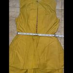 G.V.G.V. Sleeveless Scoop Neck Open Back Yellow‎ Dress Made In Japan 34 Yellow Size undefined Photo 6