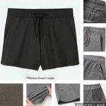 Uniqlo  Ultra Stretch Active Shorts Womens M Heather Grey Athletic Sport Gym Photo 12
