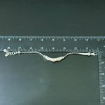 Brighton Retired  Triple Heart Silverplated With Gold Heart ID 8” Bracelet 29g. Photo 11