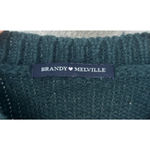 Brandy Melville  Chunky Knit Sweater Forest Green One Size Preppy Academia Thick Photo 4