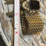 Victorian Revival Mesh Bracelet Gold Photo 9